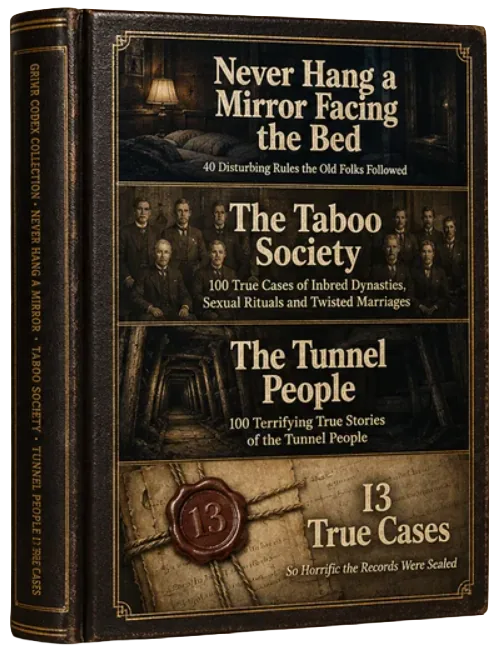 Grim Codex Collection bound volume, showing the four titles in the set